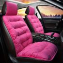 1pc Car Seat Cushion Winter Plush Winter Down Warm Thick Single Seat Soft Backrest Universal Explosion-proof Seat Cushion Cover