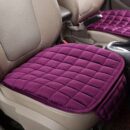 1pc New Winter Short Plush Car Cushion Free Bundle Warm Thickened Single Piece Office Cushion Universal Car Front Row Small Square Cushion