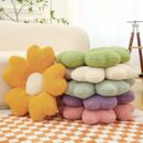 1pc Home Decorative Cushion, Breathable Flower Seat Cushion, Table Chair Cushion Floor Pillow For Sofa Couch Bed Office