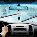 1pc Fun Design Car Aromatherapy Tablet, Car Fragrance Tablet, Car Rearview Mirror Decoration Pendant, Wardrobe Aromatherapy Tablet