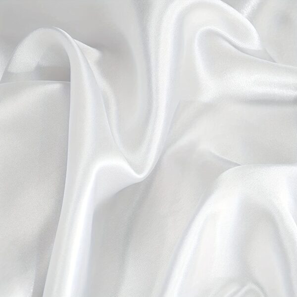 1pc Satin Solid Color Pillowcase, Soft Pillow Cover With Envelope Closure For Bedroom, Bedding Supplies, Without Filler - Image 6
