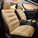 1pc Car Seat Cushion Winter Plush Winter Down Warm Thick Single Seat Soft Backrest Universal Explosion-proof Seat Cushion Cover