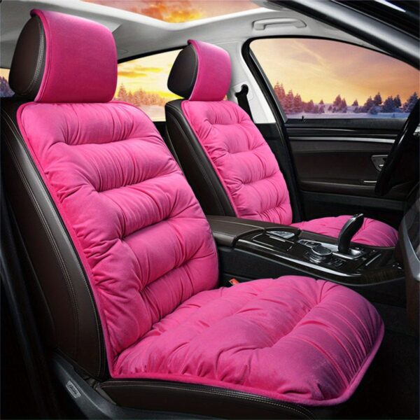 1pc Car Seat Cushion Winter Plush Winter Down Warm Thick Single Seat Soft Backrest Universal Explosion-proof Seat Cushion Cover - Image 13