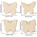 20pcs, DIY Butterfly Wood Hanging Ornaments, Tree Decorations, Yard Decoration, Yard Supplies, Party Decor, Holiday Supplies, Garden Decor