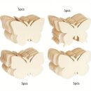 20pcs, DIY Butterfly Wood Hanging Ornaments, Tree Decorations, Yard Decoration, Yard Supplies, Party Decor, Holiday Supplies, Garden Decor