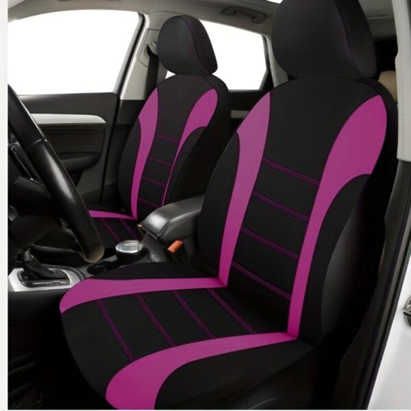 2pcs Car Seat Cover Polyester Mesh Front Seat Cover - Image 10