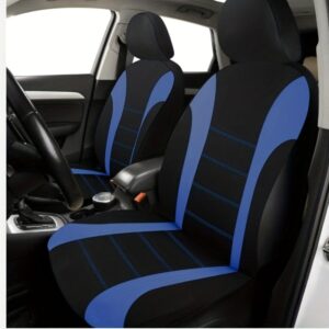 2pcs Car Seat Cover Polyester Mesh Front Seat Cover