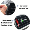 1pc Car Air Vent Hanging Phone Holder, Car Pouch Bag, Car Phone Box, Car Coin Storage Bag, Car Organizer With Hook