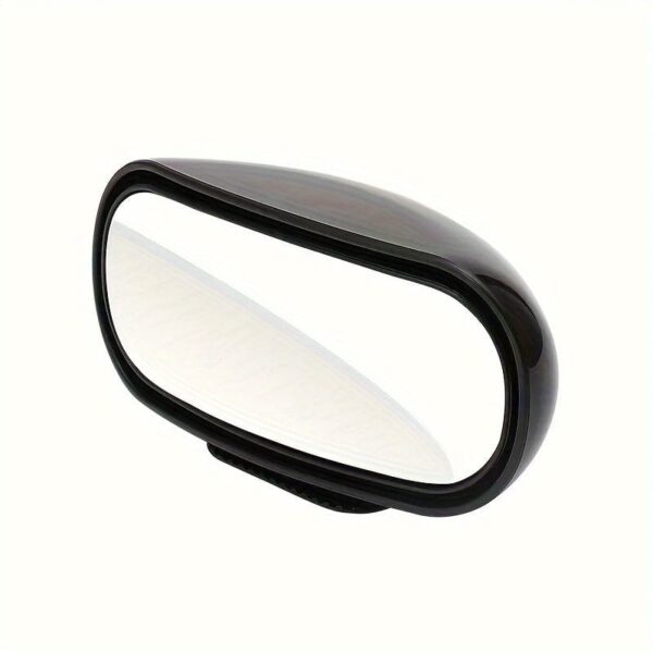 1pc Oval Car Rearview Mirror Blind Spot Mirror, 360 Degree Adjustment HD Small Mirror, Reverse Rearview Mirror Auxiliary Mirror - Image 3