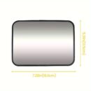 Crash Tested And Certified Shatterproof Car Mirror For Rear Facing Infant With Wide Crystal Clear View