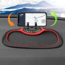 Multi-Functional Car Anti-Slip Mat & Phone Mount, 360°rotating Swan Bracket.Silicone Dashboard Car Pad Mat, Instrument Panel Bracket Anti-Slip Mat