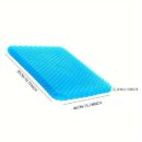 Car Seat Cushion Summer Gel Honeycomb Chair Cushion Cool Cushion Single Ventilated Seat Cushion Breathable Truck Cool Silicone Butt Cushion