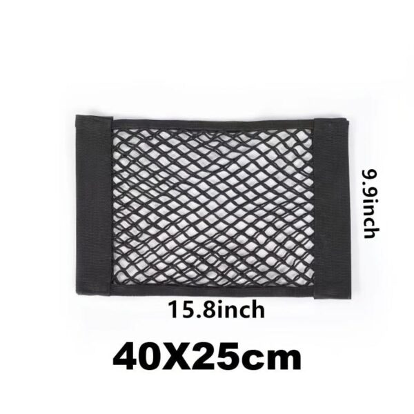 Car Trunk Double-layer Mesh Pocket Storage Mesh Bag - Image 4