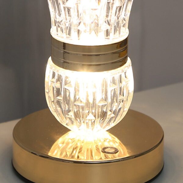 1pc Decorative Table Lamp, American Vase Ornament Bedroom Bedside Light, Home Warm New Room Gift Atmosphere Night Light - Image 7