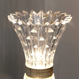 1pc Decorative Table Lamp, American Vase Ornament Bedroom Bedside Light, Home Warm New Room Gift Atmosphere Night Light