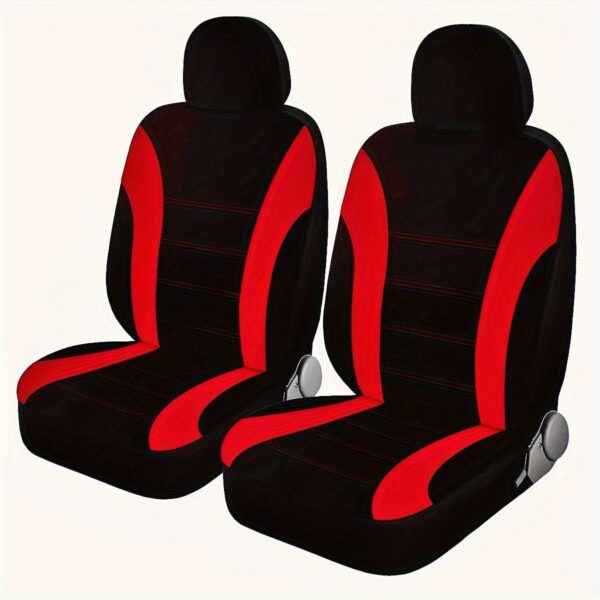 2pcs Car Seat Cover Polyester Mesh Front Seat Cover - Image 13
