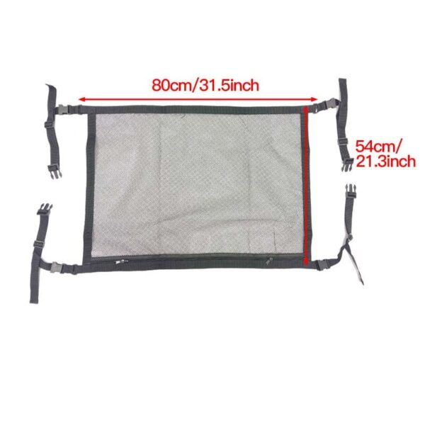 Maximize Your Car's Storage Space with This Large Ceiling Cargo Net - Perfect for Long Trips & Camping! - Image 3