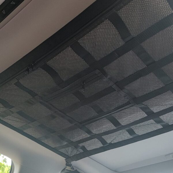 Maximize Your Car's Storage Space with This Large Ceiling Cargo Net - Perfect for Long Trips & Camping! - Image 2
