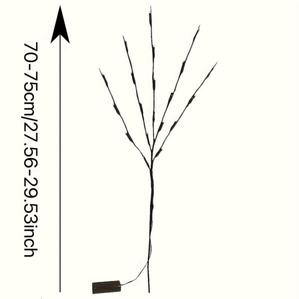 1pc, 20 LED Branch Lights - Indoor Decoration Lighting for Weddings, Birthdays, and Christmas - Fairy Lights with Branch Design - Image 9