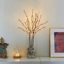 1pc, 20 LED Branch Lights - Indoor Decoration Lighting for Weddings, Birthdays, and Christmas - Fairy Lights with Branch Design