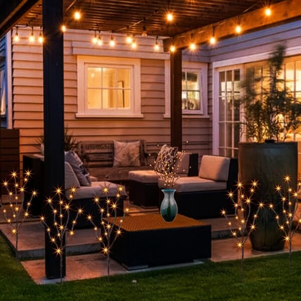 1pc, 20 LED Branch Lights - Indoor Decoration Lighting for Weddings, Birthdays, and Christmas - Fairy Lights with Branch Design - Image 4