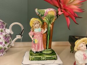 Vintage Grumpy Girl Vase