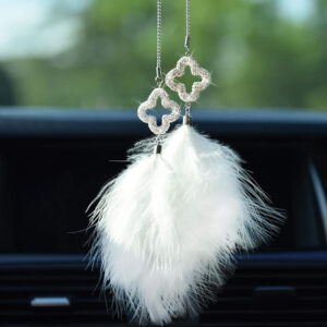 Glamorous Rhinestone Rear View Mirror Charm